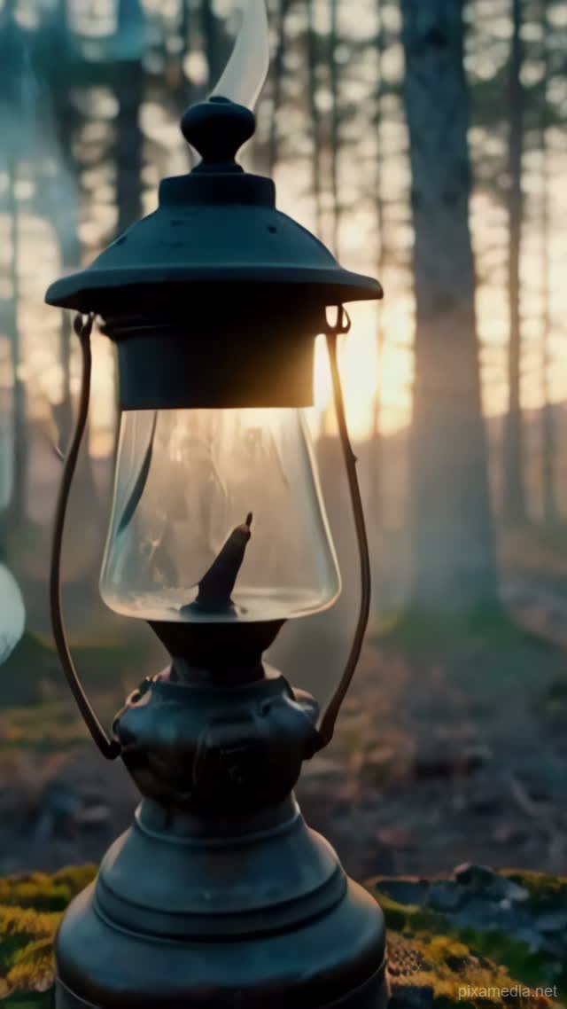 Lantern Smoke in Pine Light - Smoke & Dust AI stock